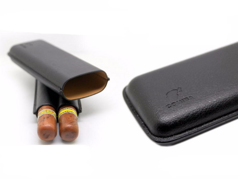 Genuine Leather Cigar Humidor