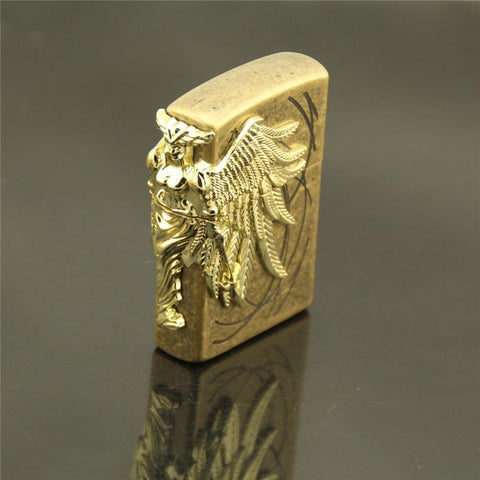 Vintage Carving Cigarette Lighter
