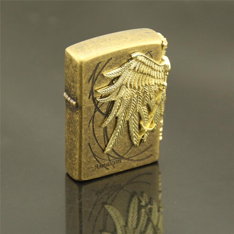 Vintage Carving Cigarette Lighter